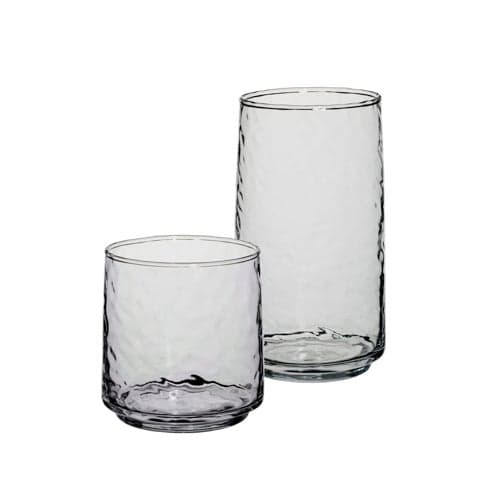 16pc Brockhill Drinkware Set Smoke Gray