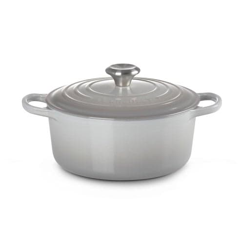 4.5qt Signature Cast Iron Round Dutch Oven French Gray