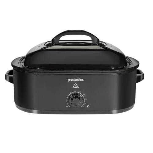 18qt Electric Roaster Oven Black