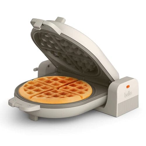 Flip-n-Store Ceramic Waffle Maker Oatmilk