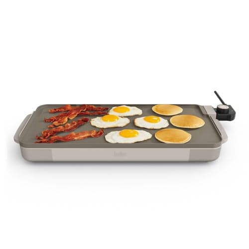 10" x 20" Ceramic Electric Griddle Oatmilk