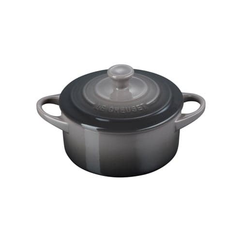 14oz Stoneware Round Mini Cocotte Oyster