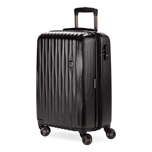7272 19" USB Energie Expandable Hardside Carry-On Spinner Black