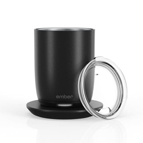 Temperature Control Smart Cup w/ Lid - 14oz Black