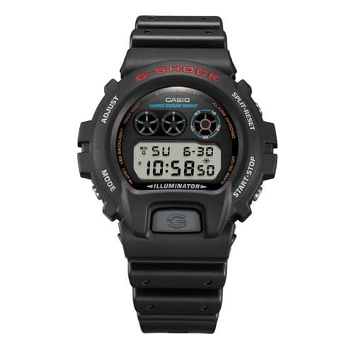 Classic 6900 Series Black Resin Digital Watch