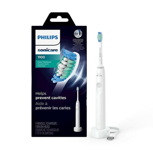 1100 Series Sonic Electric Toothbrush White Gray