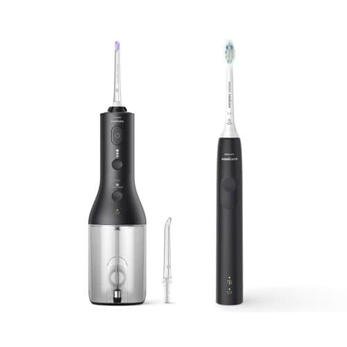 Sonicare Cordless Flosser & Toothbrush Set Black