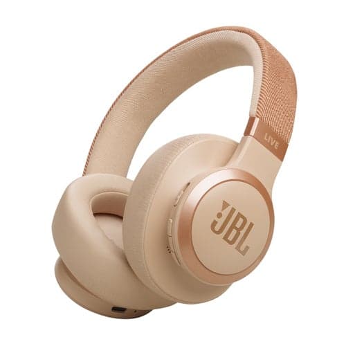 Live 770 Noise-Canceling Over Ear Headphones Sandstone