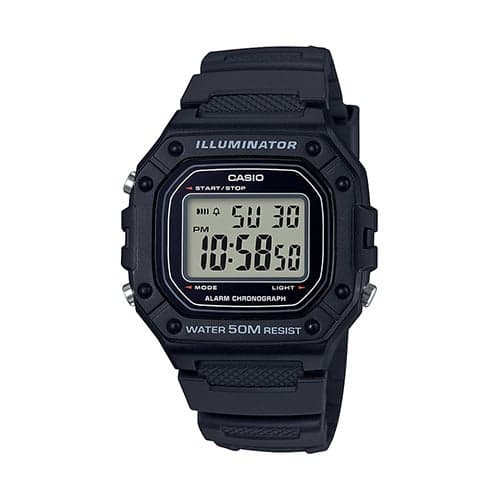 Mens Large Digital Watch Black