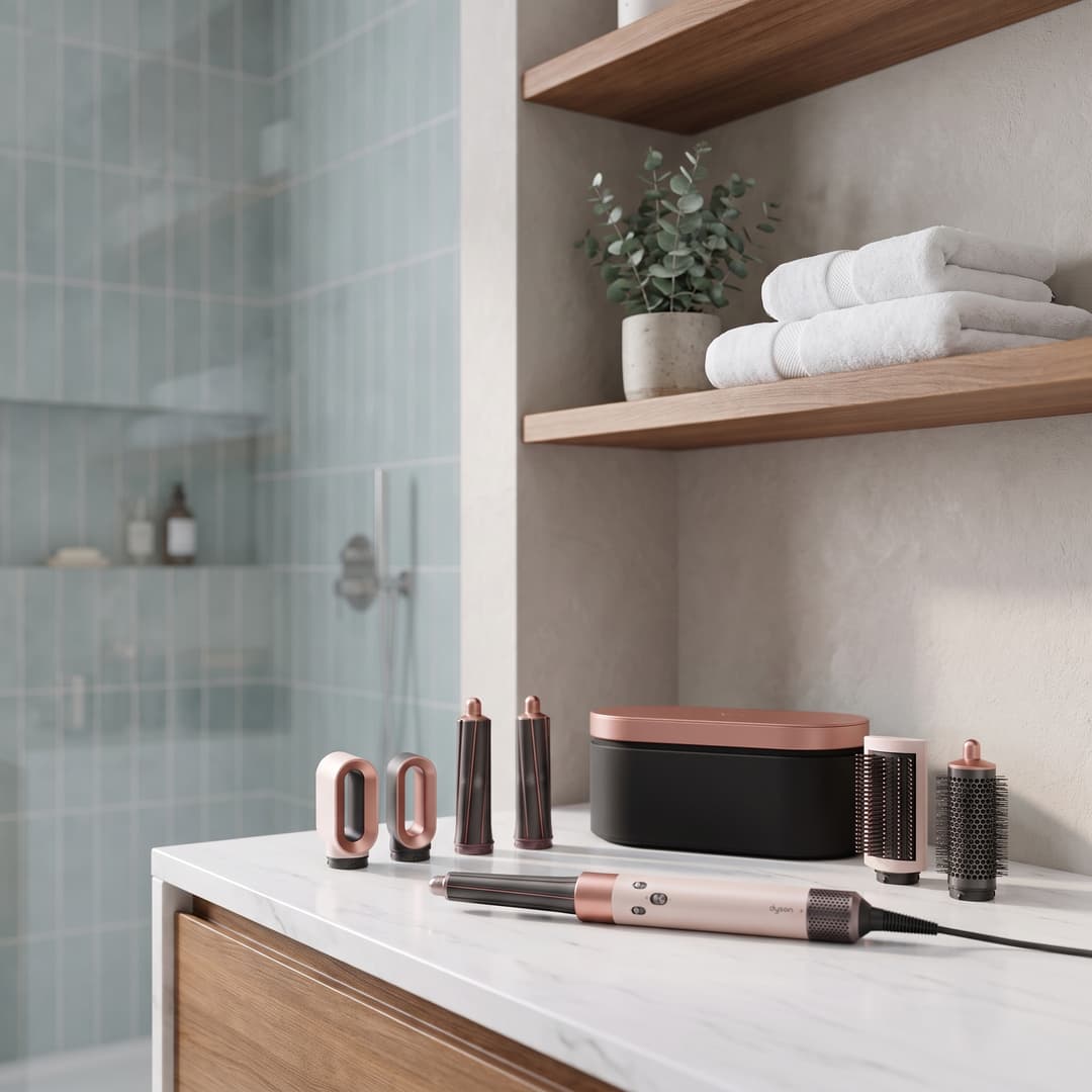 AirWrap Multi-Styler Curly+Coily Ceramic Pink/Rose Gold