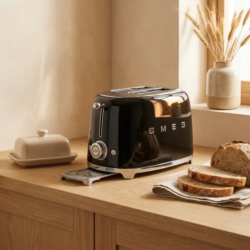2 Slice Toaster Black