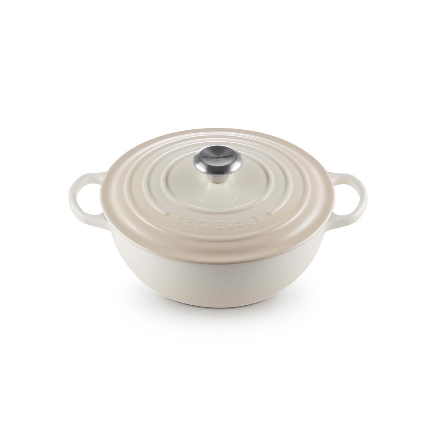 4.5QT SIGNATURE ROUND CAST IRON SOUP POT MERINGUE