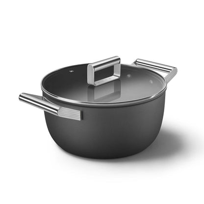50'S RETRO STYLE 5QT NONSTICK CASSEROLE W/ LID