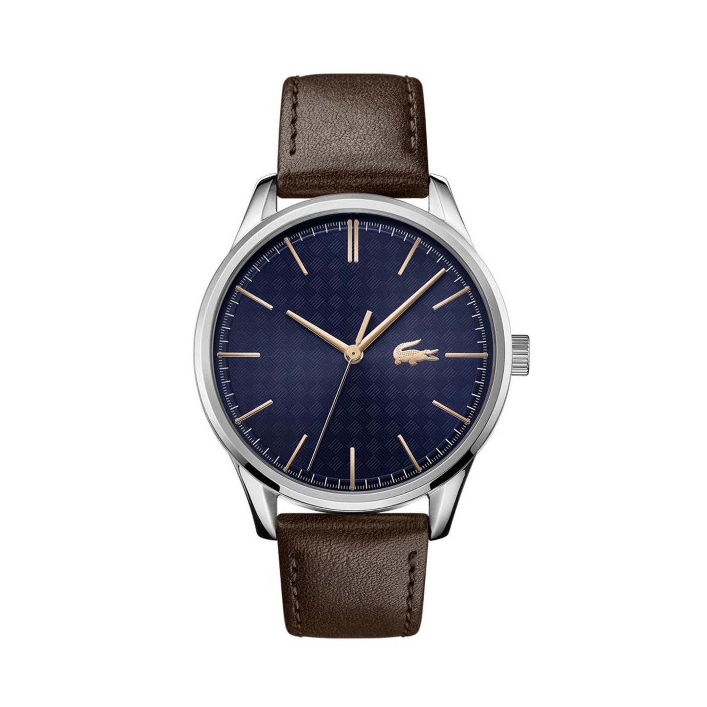 MENS VIENNA LEATHER STRAP WATCH DARK