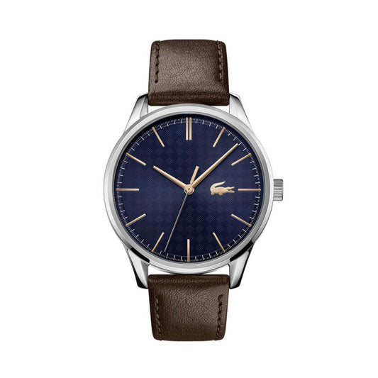 MENS VIENNA LEATHER STRAP WATCH DARK
