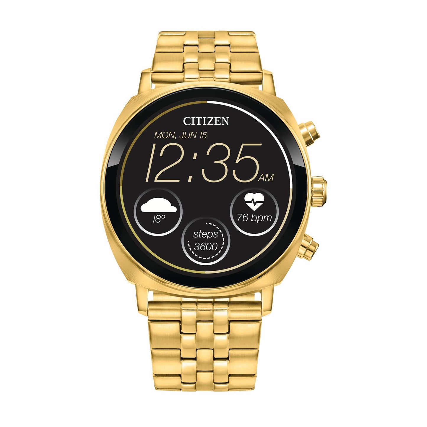 CZ SMART CASUAL YOUQ STAINLESS STEEL SMARTWATCH