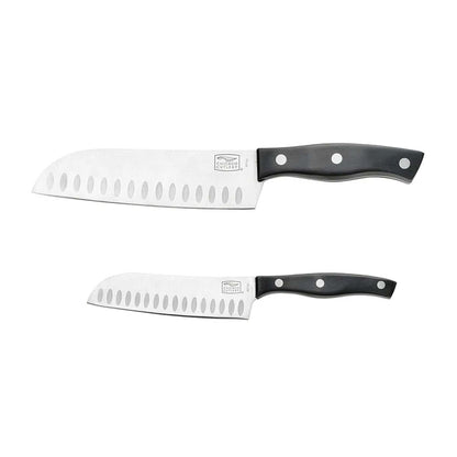 2PC ELLSWORTH SANTOKU KNIFE SET
