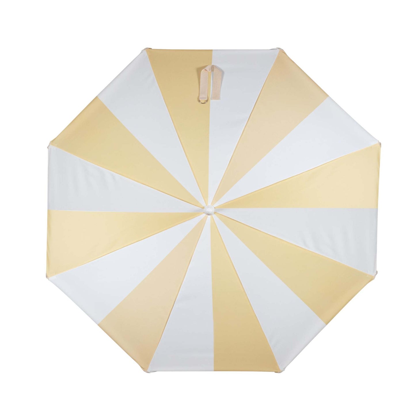 SUMMERLAND PORTABLE BEACH UMBRELLA LIMONCELLO STRIPE