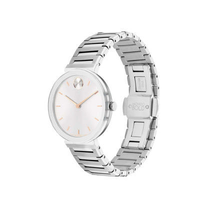 LADIES' BOLD HORIZON STAINLESS STEEL WATCH