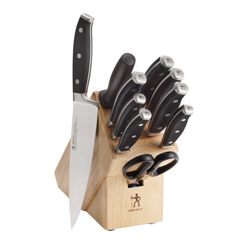 Forged Premio 11pc Knife Block Set Natural