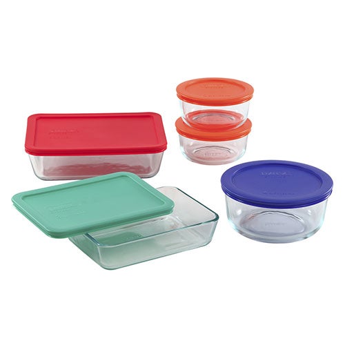Simply Store 10pc Storage Set w/ Multi-Color Lids