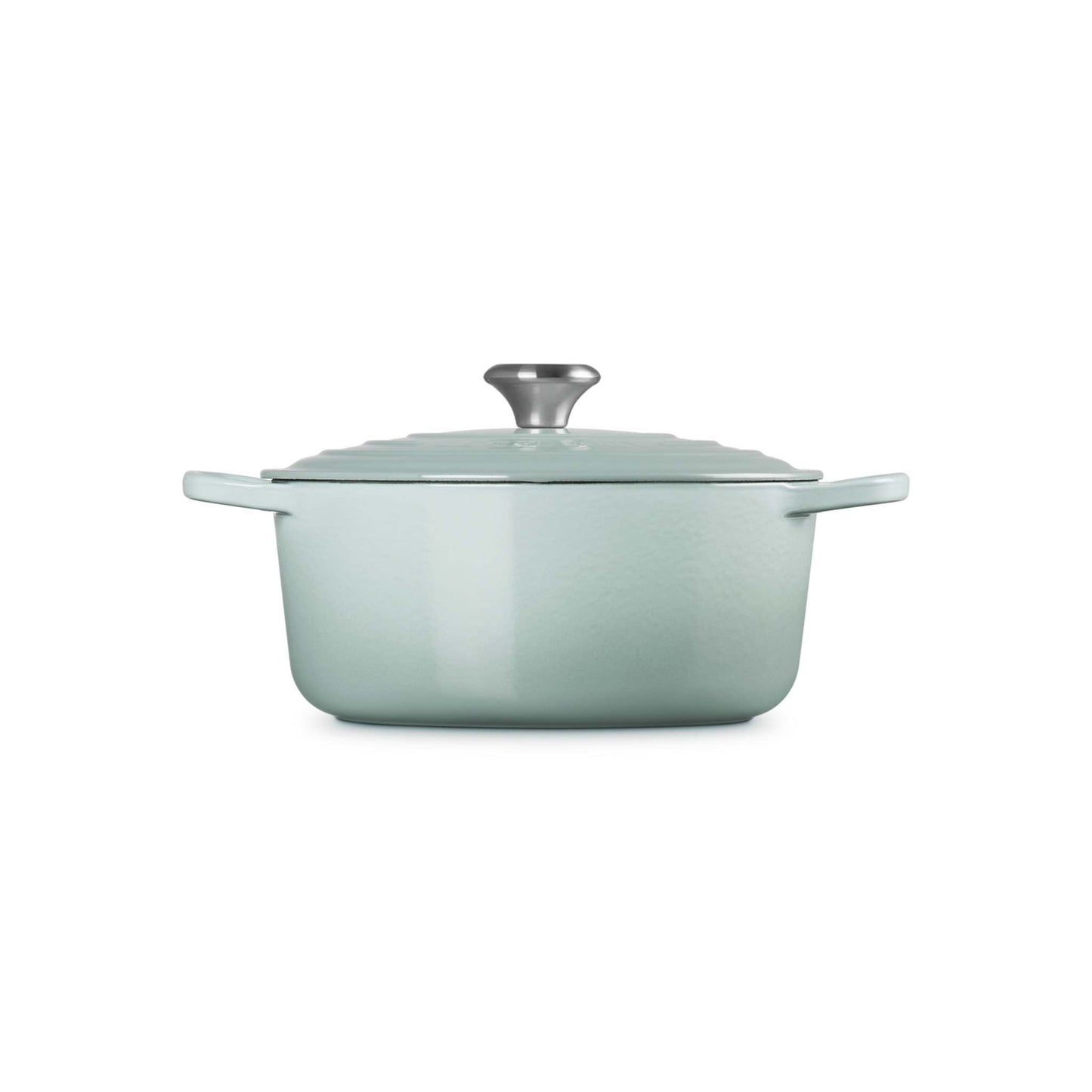 5.5QT SIGNATURE CAST IRON ROUND DUTCH OVEN SEA SALT