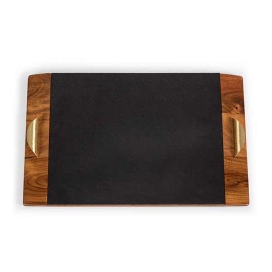 ACAIA AND SLATE SERVING TRAY