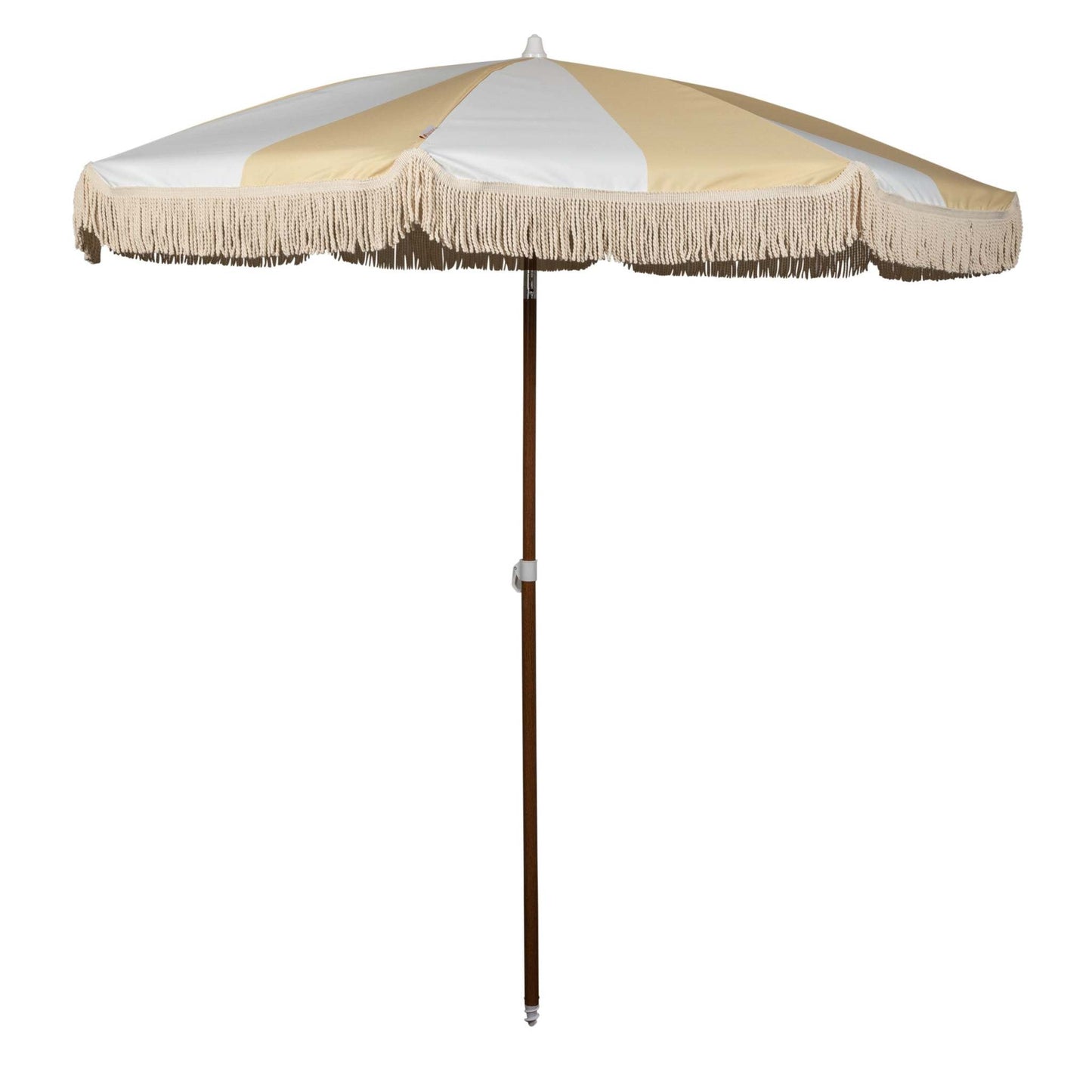 SUMMERLAND PORTABLE BEACH UMBRELLA LIMONCELLO STRIPE