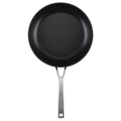 10" HARD-ANODIZED INDUCTION FRY PAN W/ LID