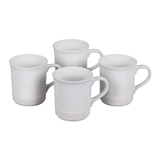 SET OF 4 STONEWARE MUGS