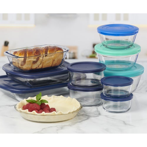20pc Essentials Glass Baking/Storage/Mixing Set