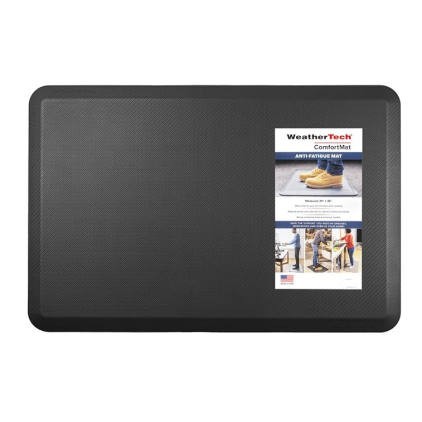 COMFORTMAT CARBON FIBER DESIGN - (BLACK)