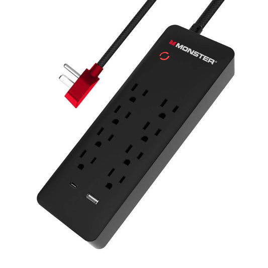 M10 SURGE PROTECTOR WITH 1 USB-C & 1 USB-A PORT