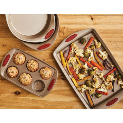 4PC CUCINA BAKEWARE SET CRANBERRY