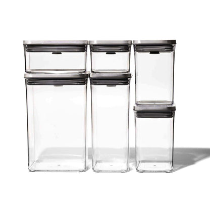 STEEL 6PC POP CONTAINER SET