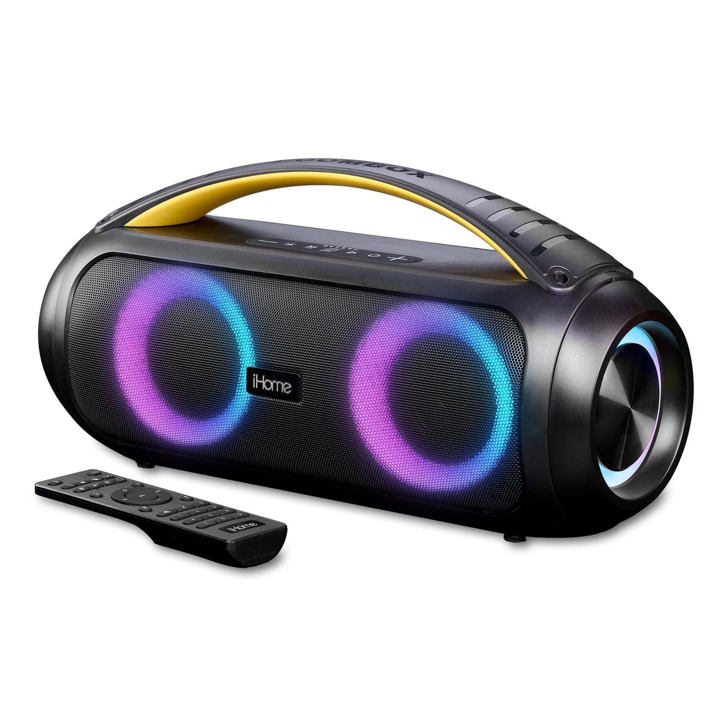 COLOR CHANGING SPLASHPROOF BLUETOOTH BOOMBOX