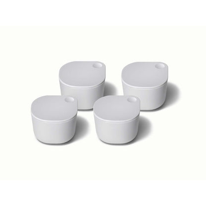 4PC DOT FOOD STORAGE CONTAINERS W/ LIDS