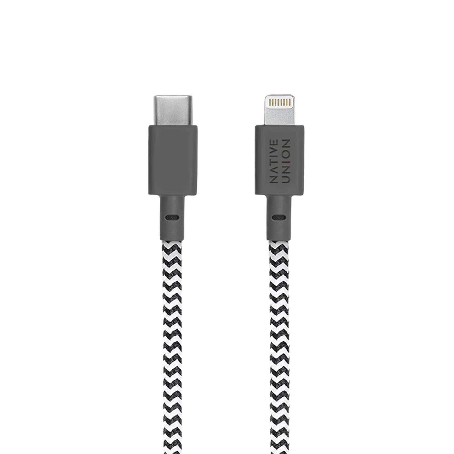 BELT CABLE XL USB-C TO APPLE LIGHTNING ZEBRA