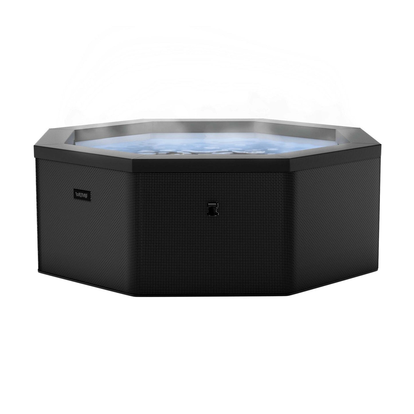 COMO OCTAGON 6 PERSON ECO FOAM SPA CHARCOAL BLACK