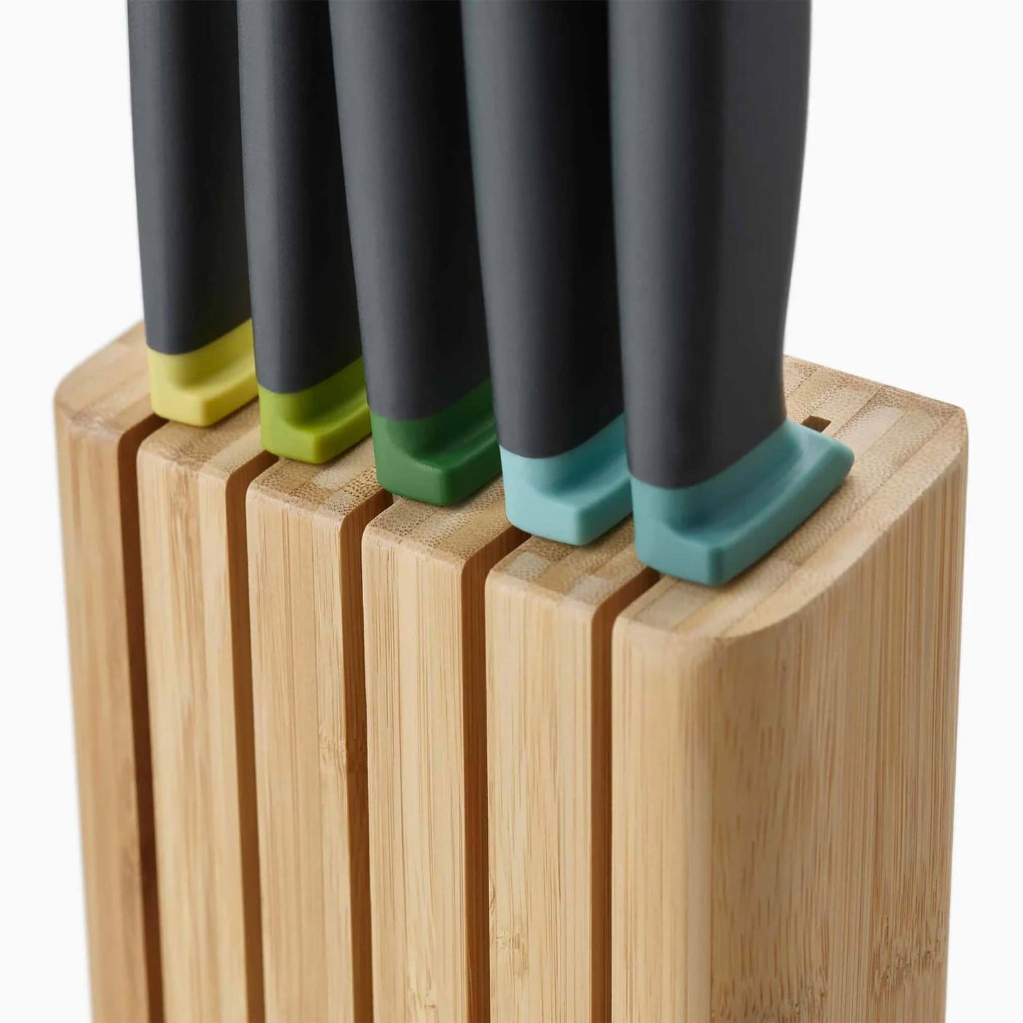 ELEVATE 6PC COMPACT BAMBOO KNIFE BLOCK SET