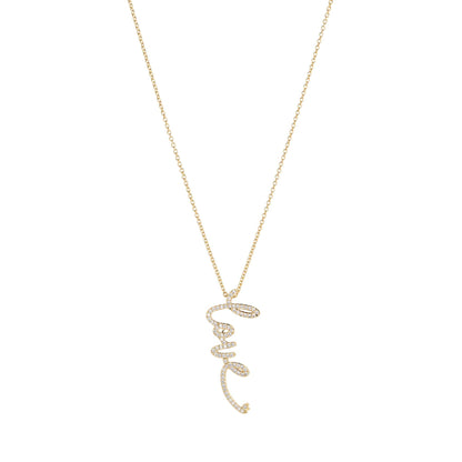 PAVE LOVE NECKLACE