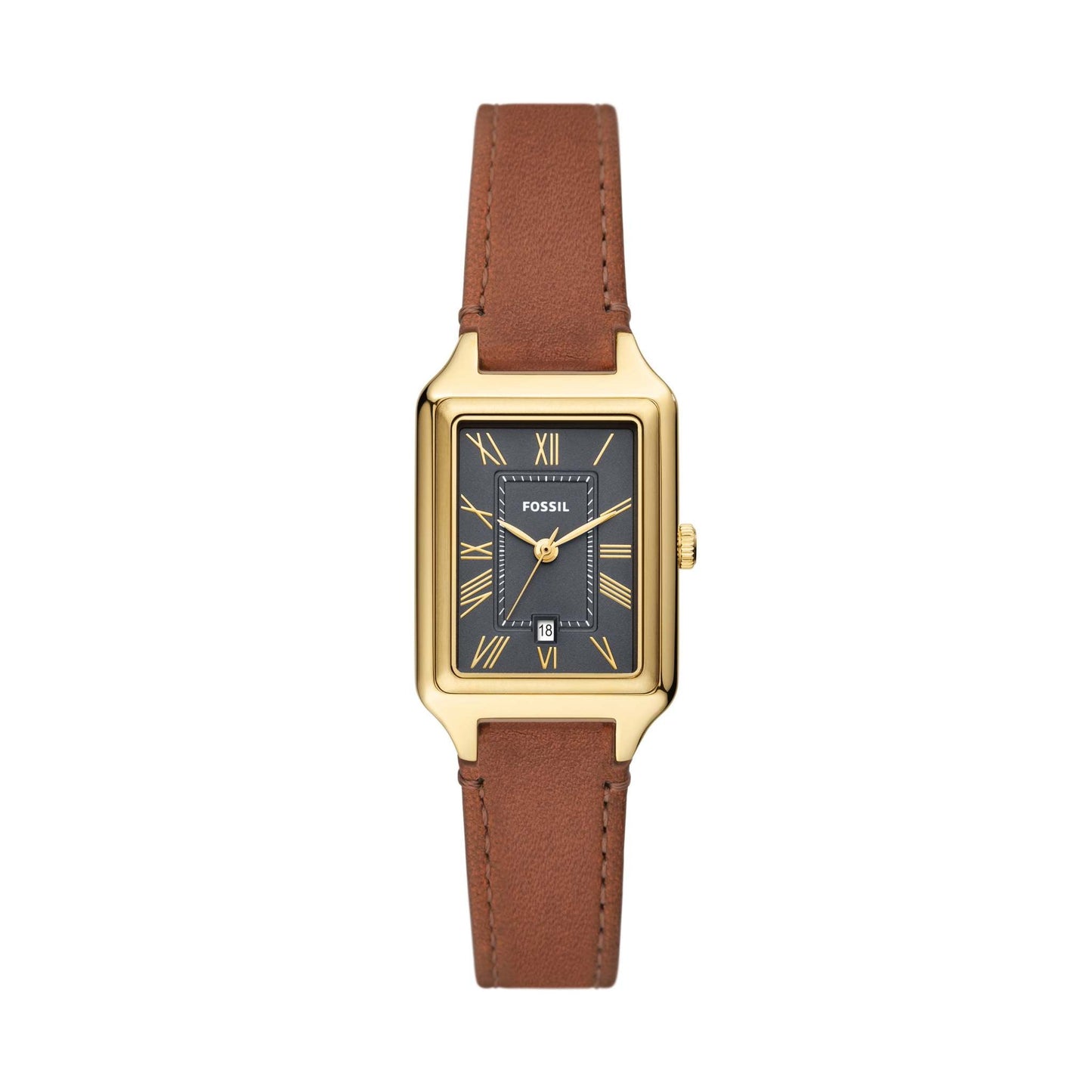 LADIES' RAQUEL LITEHIDE LEATHER RECTANGULAR WATCH