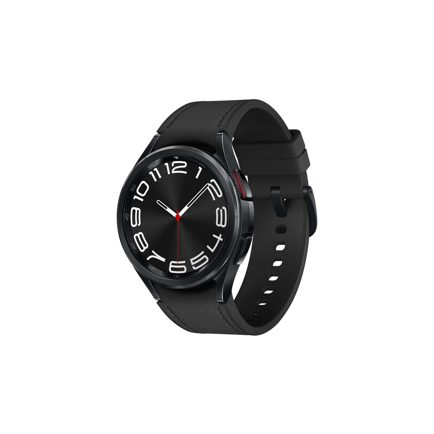 GALAXY WATCH6 43MM CLASSIC STAINLESS STEEL & LEATHER STRAP SMARTWATCH