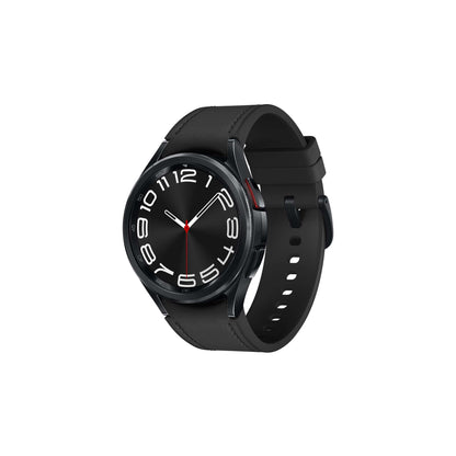 GALAXY WATCH6 43MM CLASSIC STAINLESS STEEL & LEATHER STRAP SMARTWATCH