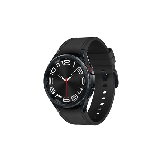 GALAXY WATCH6 43MM CLASSIC STAINLESS STEEL & LEATHER STRAP SMARTWATCH
