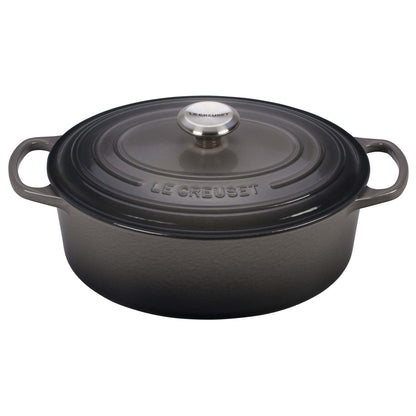 5QT SIGNATURE CAST IRON OVAL DUTCH OVEN OYSTER