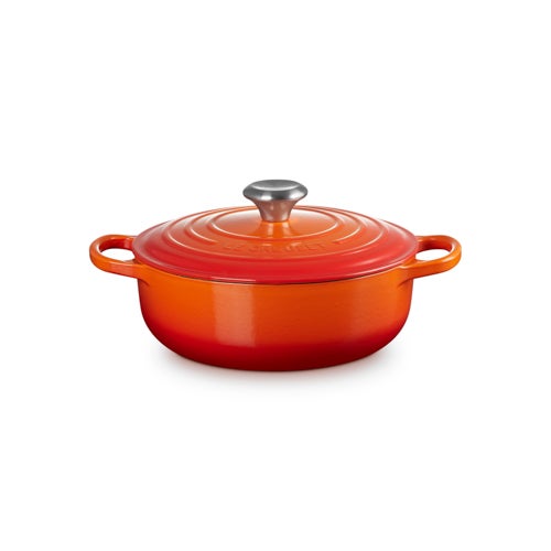 3.5qt Signature Cast Iron Sauteuse Flame