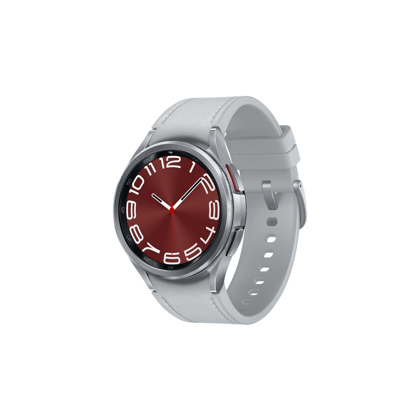 GALAXY WATCH6 43MM CLASSIC STAINLESS STEEL & LEATHER STRAP SMARTWATCH