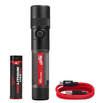 REDLITHIUM USB 1100L TWIST FOCUS FLASHLIGHT