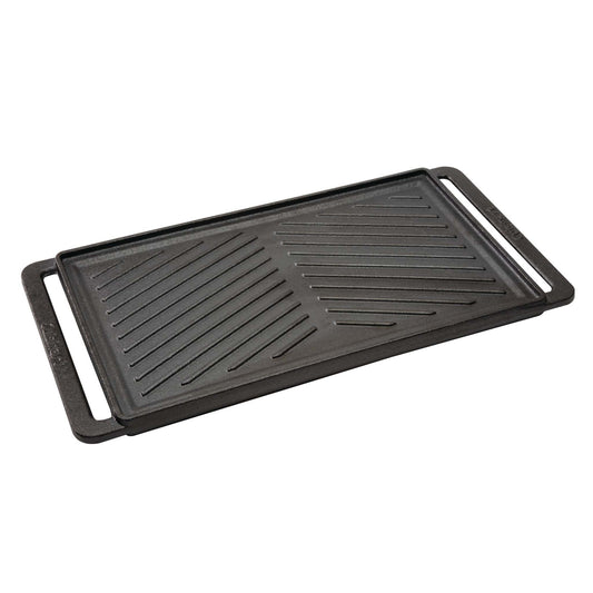 REVERSIBLE CAST IRON GRIDDLE/GRILL PLATE